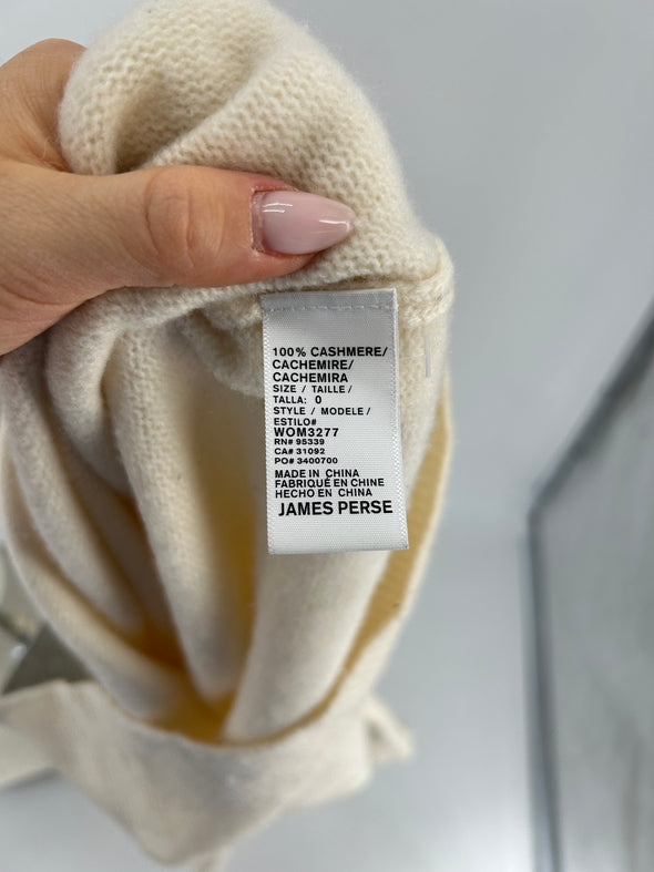 Pull en cachemire blanc