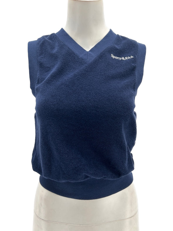 Gilet bleu marine sans manches