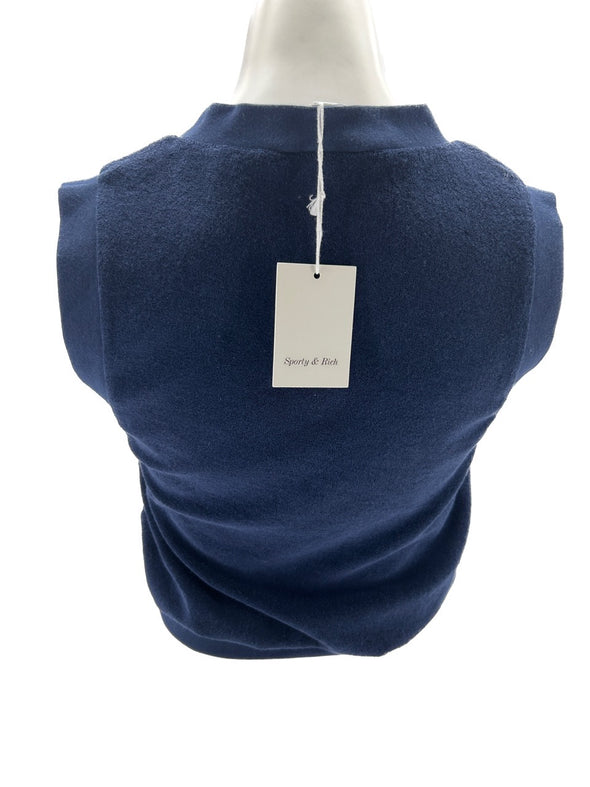 Gilet bleu marine sans manches