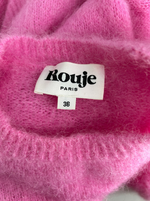Pull en mohair rose