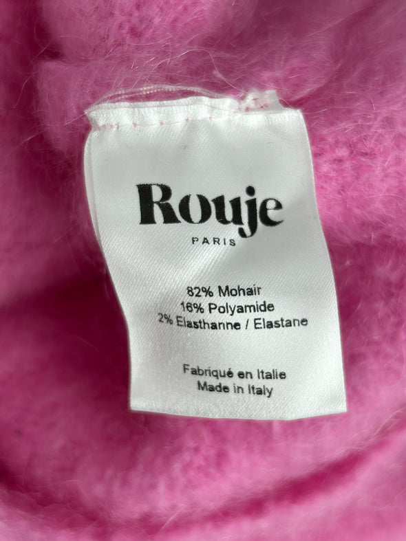 Pull en mohair rose