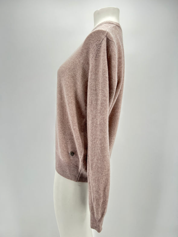 Pull en cachemire marron