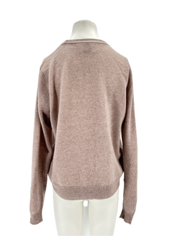 Pull en cachemire marron