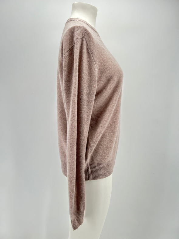 Pull en cachemire marron