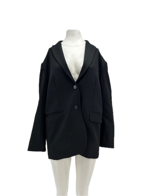 Blazer en laine noir