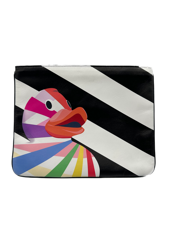 Pochette imprimée canard