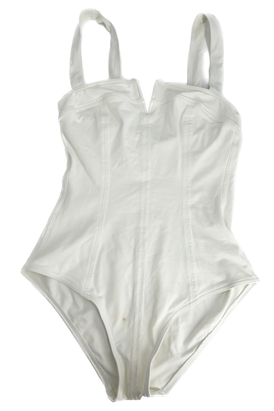 Maillot de bain une pièce blanc