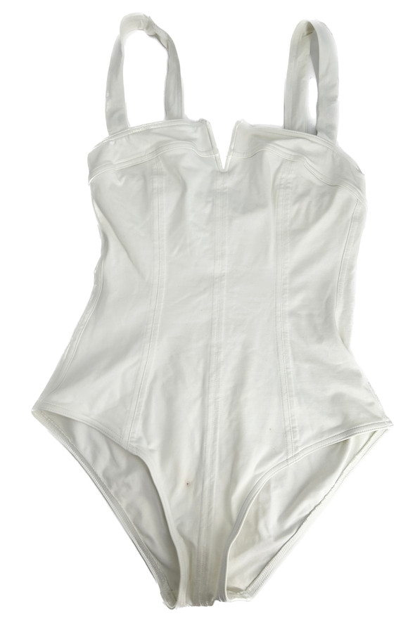 Maillot de bain une pièce blanc