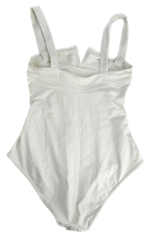 Maillot de bain une pièce blanc