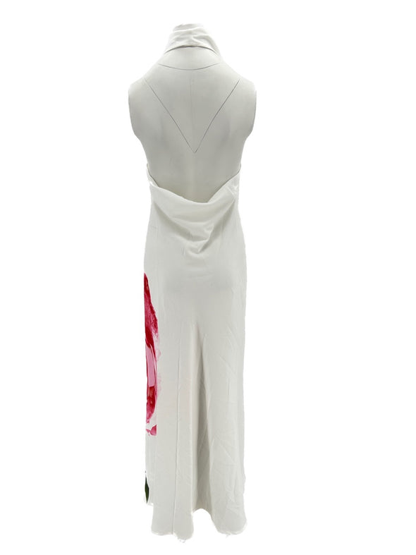 Robe blanche à fleur