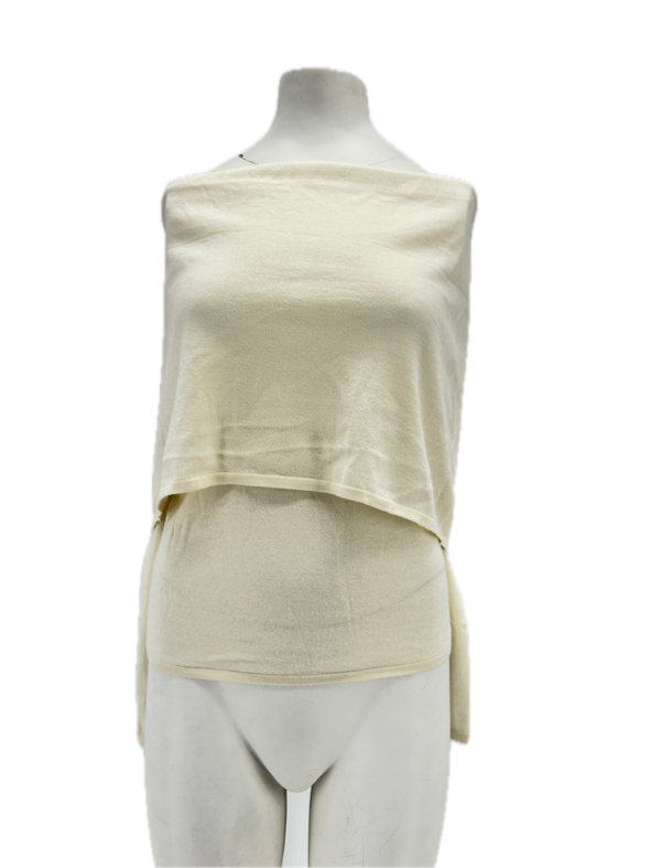 Pull en cachemire blanc