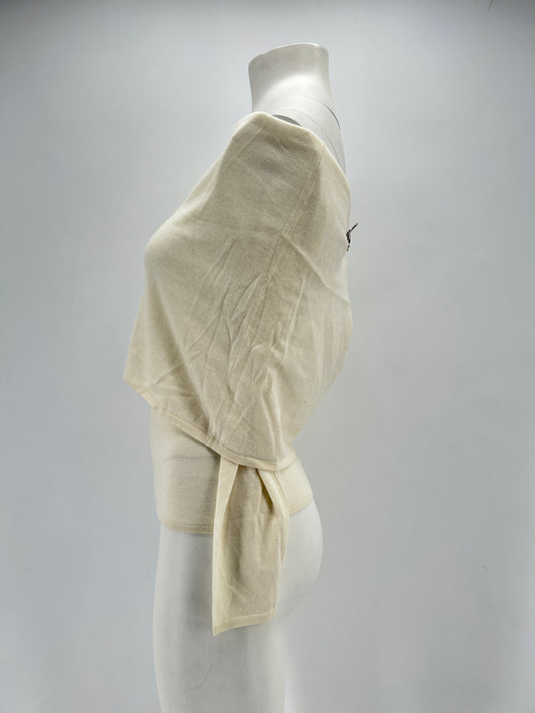 Pull en cachemire blanc