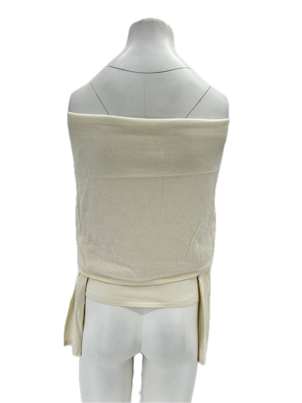 Pull en cachemire blanc