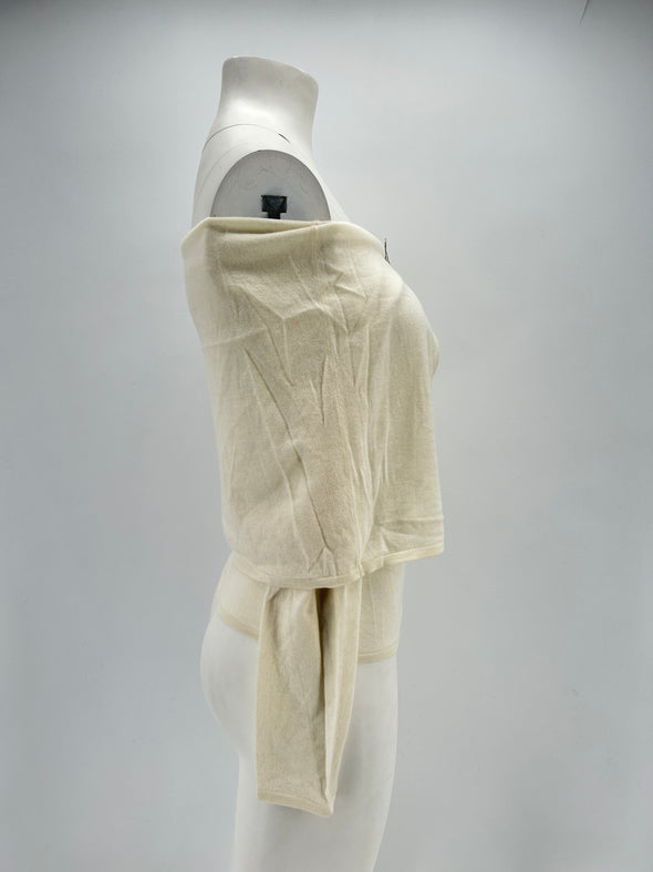 Pull en cachemire blanc