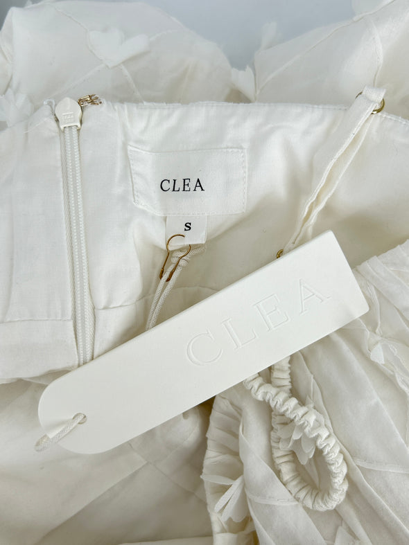 Robe en soie blanche