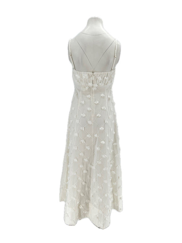 Robe en soie blanche