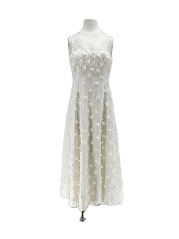 Robe en soie blanche