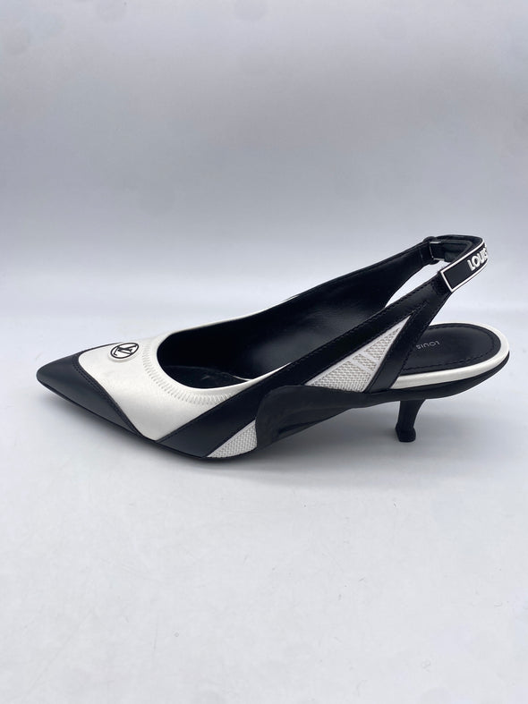 Slingbacks en cuir