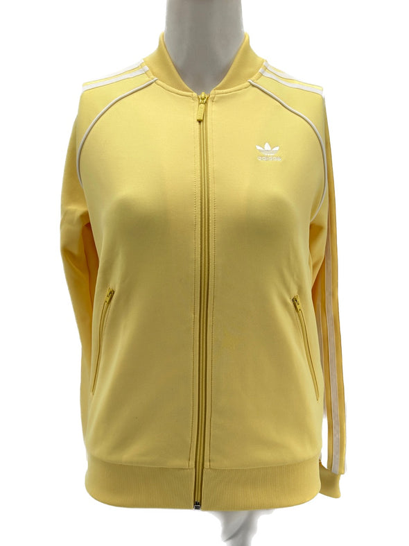 Sweat zippé jaune