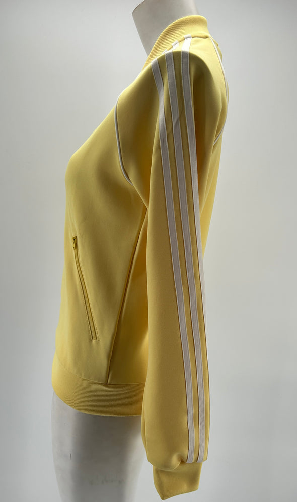 Sweat zippé jaune