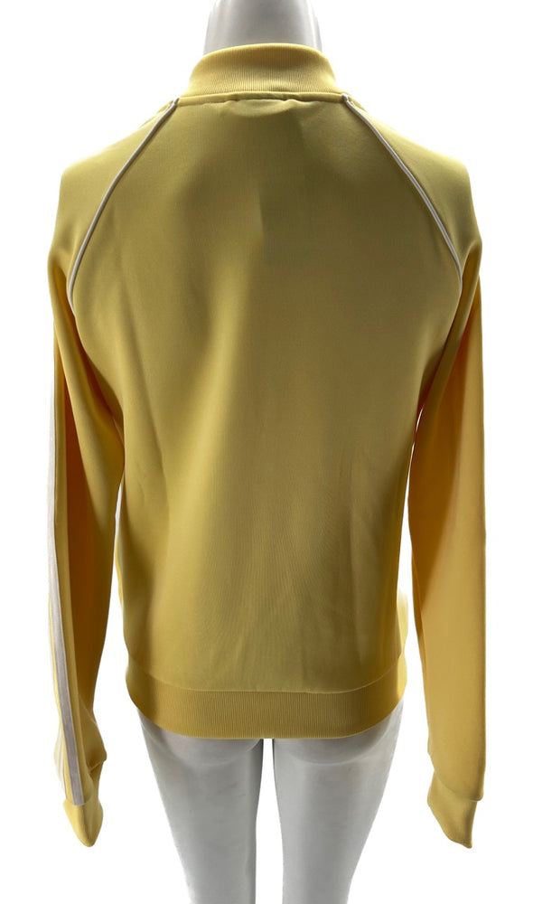 Sweat zippé jaune