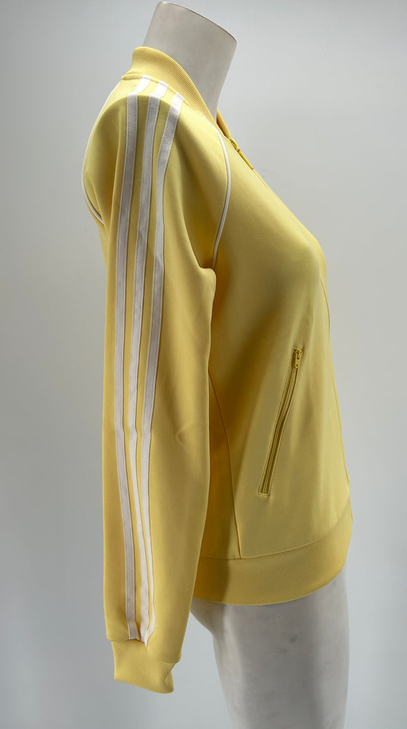 Sweat zippé jaune