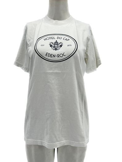 T-shirt blanc "Eden-Roc"