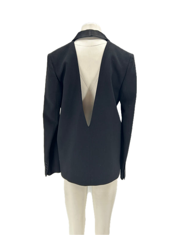 Blazer en laine noir