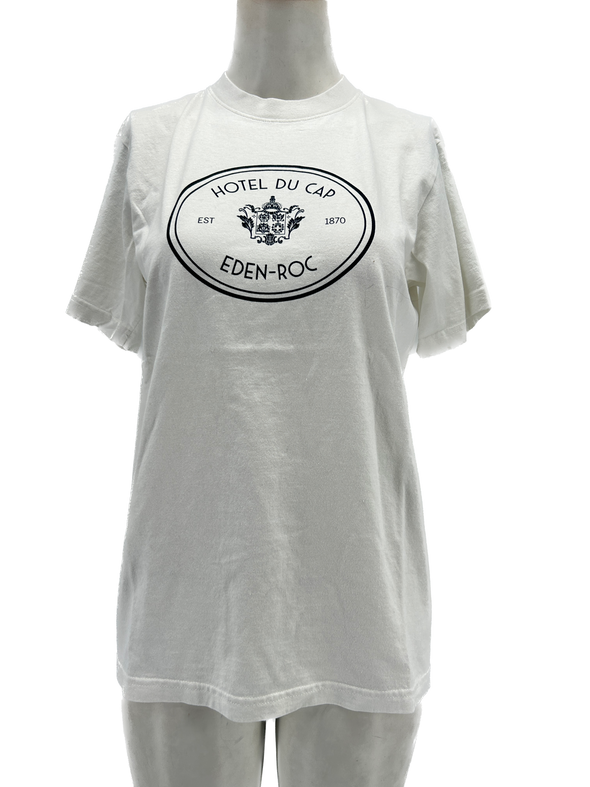 T-shirt blanc "Eden-Roc"