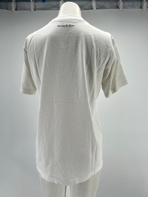 T-shirt blanc "Eden-Roc"