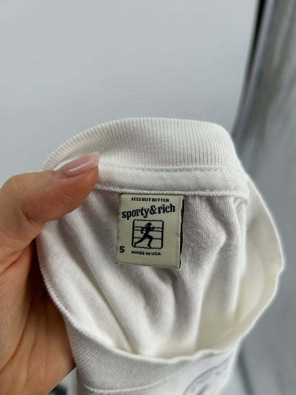 T-shirt blanc "Eden-Roc"