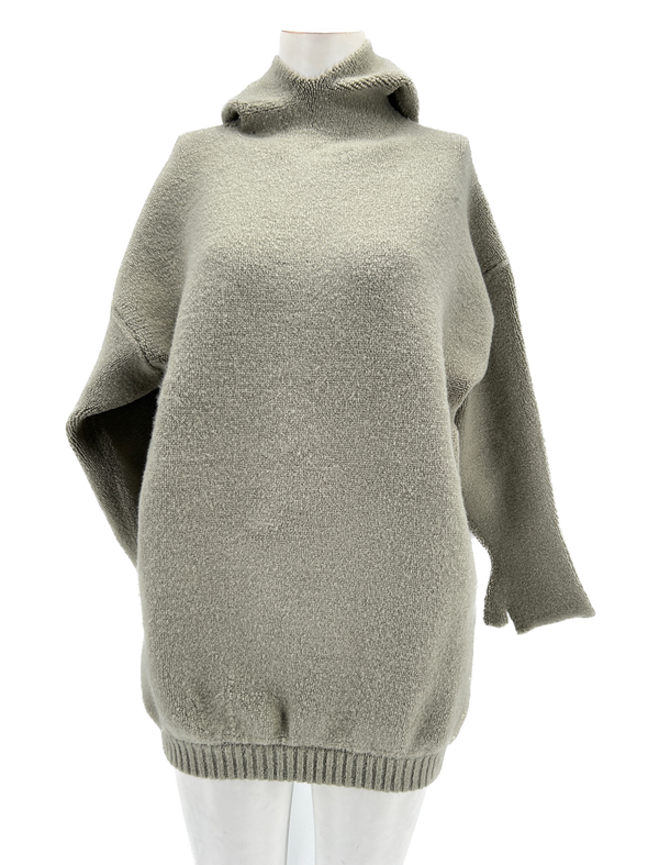 Sweat en maille beige