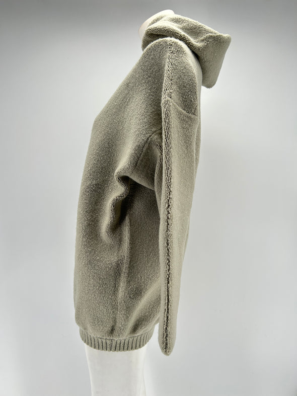 Sweat en maille beige