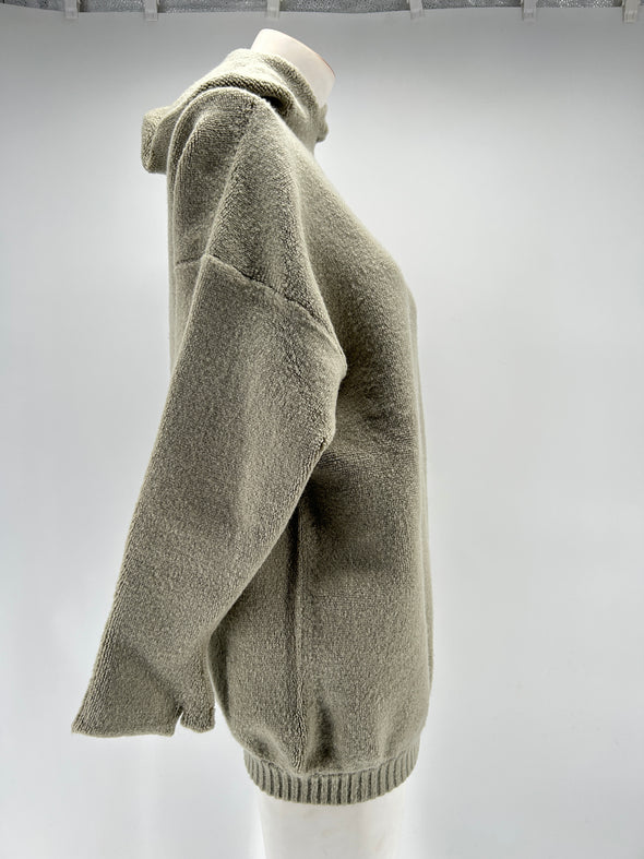 Sweat en maille beige