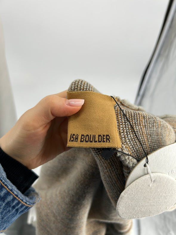 Sweat en maille beige