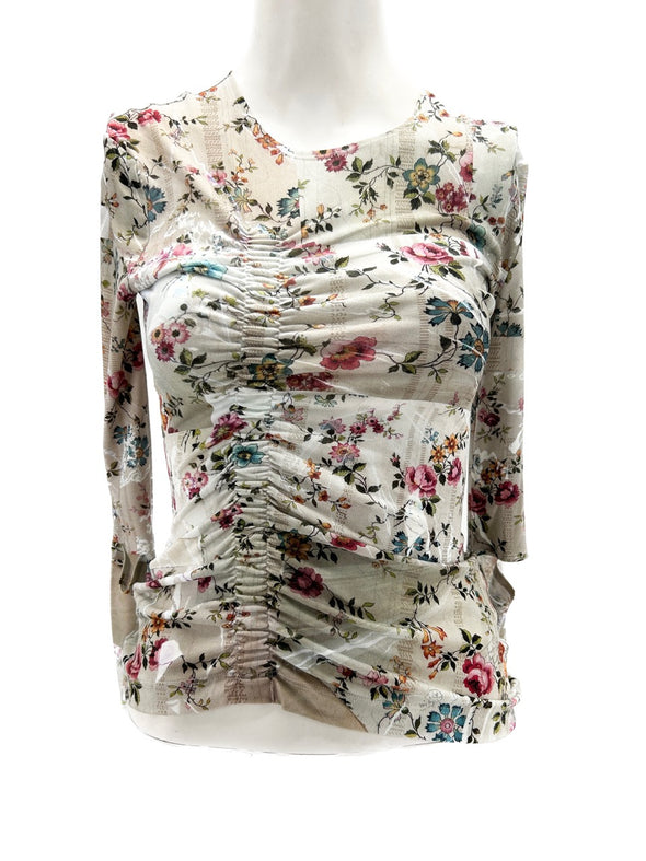 Top à imprimé floral