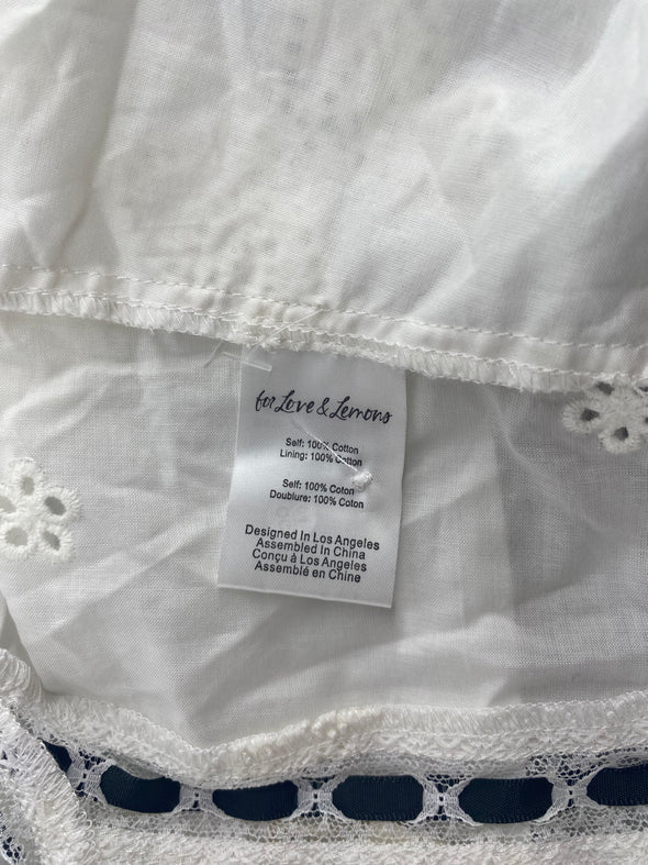 Blouse à nouer blanche