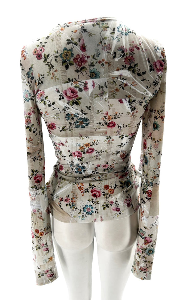 Top à imprimé floral