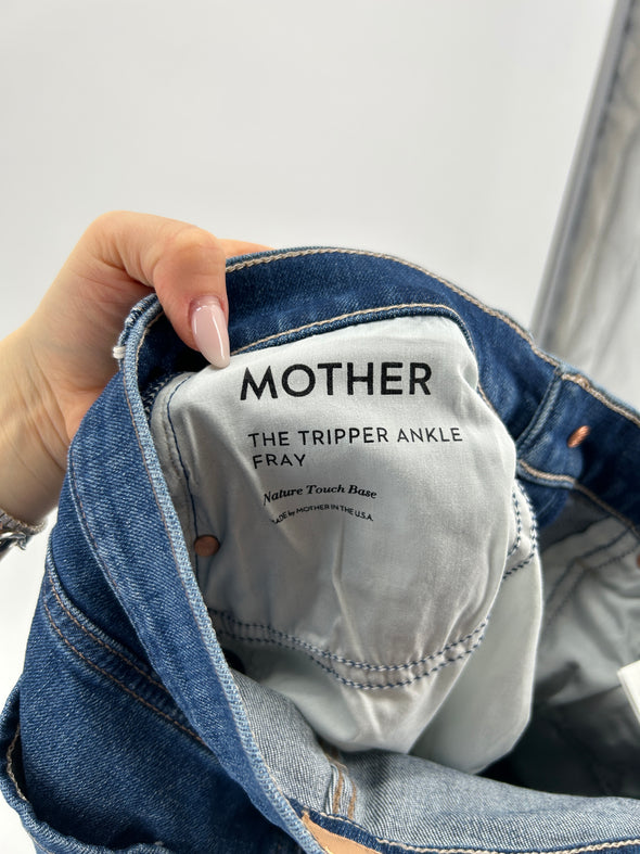 Jean bleu "The Tripper ankle fray"