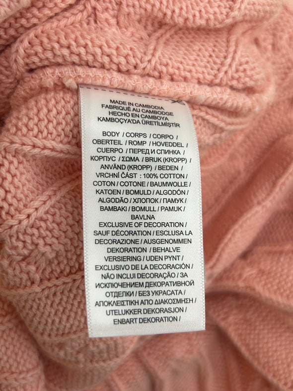 Pull sans manches rose