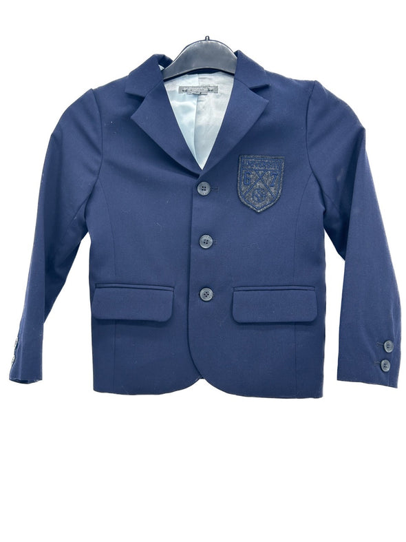 Veste en laine marine