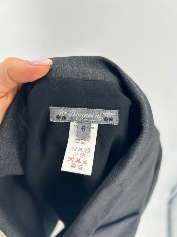 Veste en laine grise