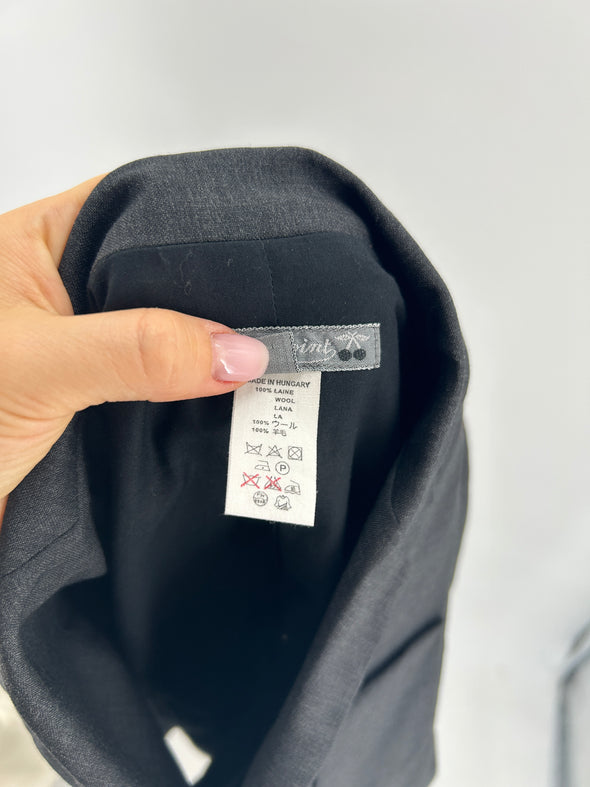 Veste en laine grise
