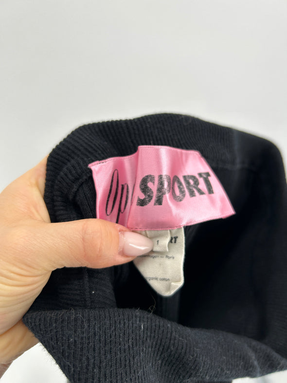 Pantalon côtelé noir