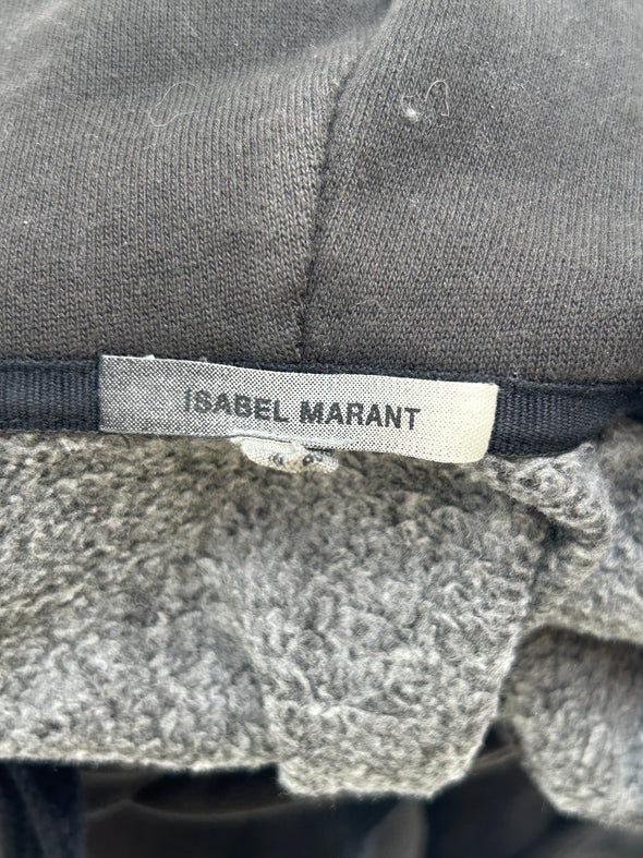 Sweat à capuche gris