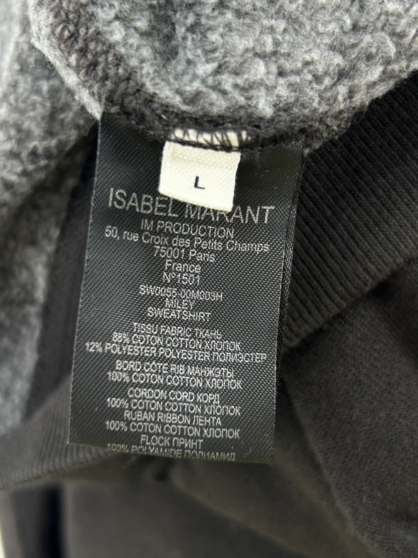 Sweat à capuche gris