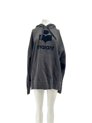 Sweat à capuche gris
