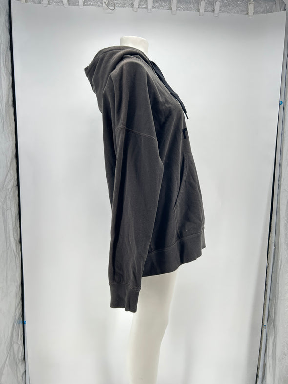 Sweat à capuche gris