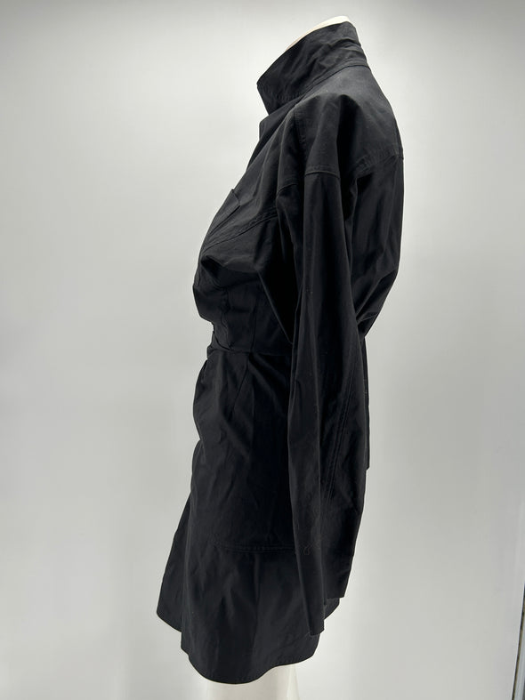 Robe noire en coton