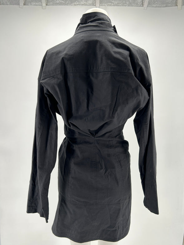 Robe noire en coton